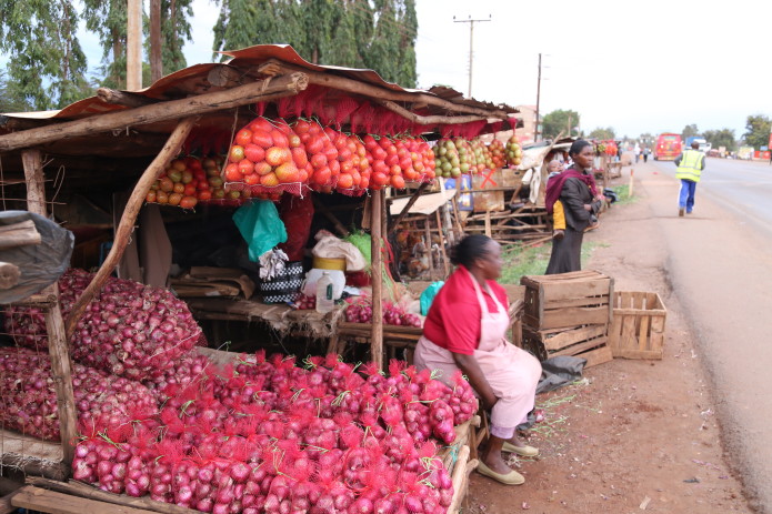 A road side market